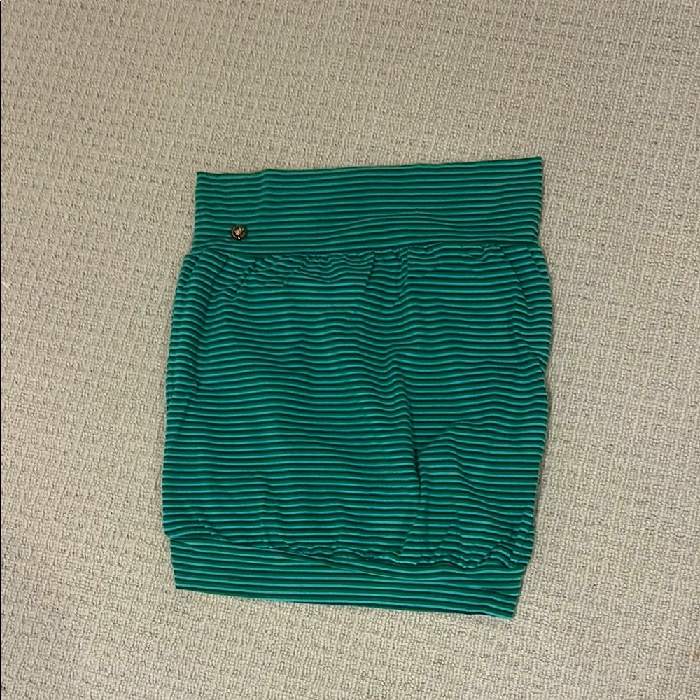Fornarina striped strapless crop top vintage y2k era